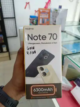 Realme note 70 4/128 seri terbaru