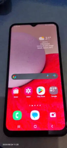 samsung A13 hitam ram 6+6/128 kondisi mulus 95% normal batangan