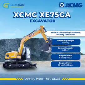 Alat Berat | MINI EXCAVATOR XCMG XE75GA | Siap Fullservice After Sales