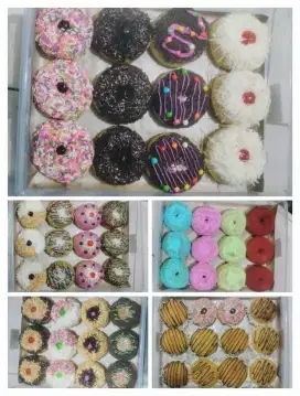 donat mini dan maxi full topingg
