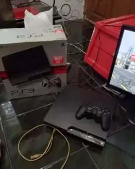MURAH ! PS3 playstation 3 tipe 25xxx Stik + Monitor 22 inch LG FULL HD