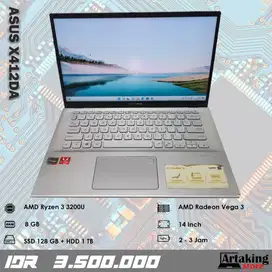 Asus X412DA - Ryzen 3 - Ram 8 GB - Sudah SSD