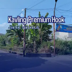 Gentan, Sukoharjo, Barat Luwes Dijual Kavling Premium Hook