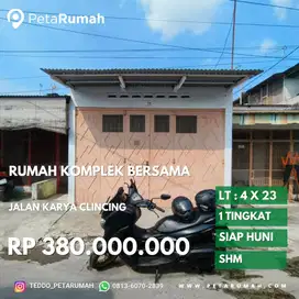 Rumah jalan karya clincing komplek bersama daerah amir hamzah
