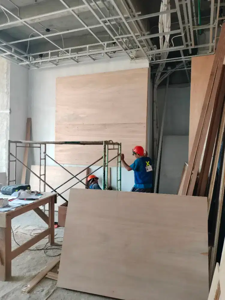 Costom design interior kitchenset, Backdrop TV, lemari dll