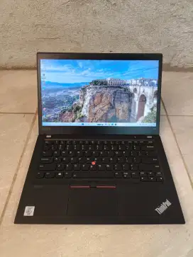 Laptop Lenovo T14 core i7 gen10 Ram 32gb ssd 1tb layar 14inch touch