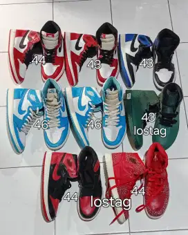 BORONGAN AIR JORDAN 1 RETRO HIGH 8 PASANG MURAH