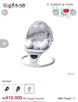Bouncer sugar baby mom's hug automatic swing