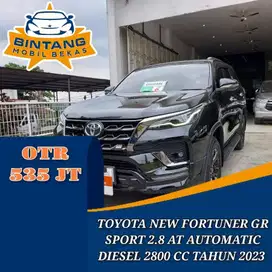 TOYOTA FORTUNER VRZ GR SPORT  2.8 AT MATIC 2800 CC DIESEL TAHUN 2023
