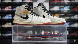 Sepatu Sneakers CLOT x Air Jordan 1 Mid “Fearless” size 45