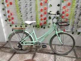 Sepeda Keranjang Polygon Claire Frame alloy ring 24 BEKAS bagus