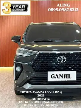 [ KM 16.000 ORIGINAL ] TOYOTA AVANZA VELOZ Q 1.5 AT 2024 SIAP PAKAI