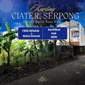 Tanah Kavling Murah Ciater, Serpong, Tersisa 2 Unit Dekat BSD