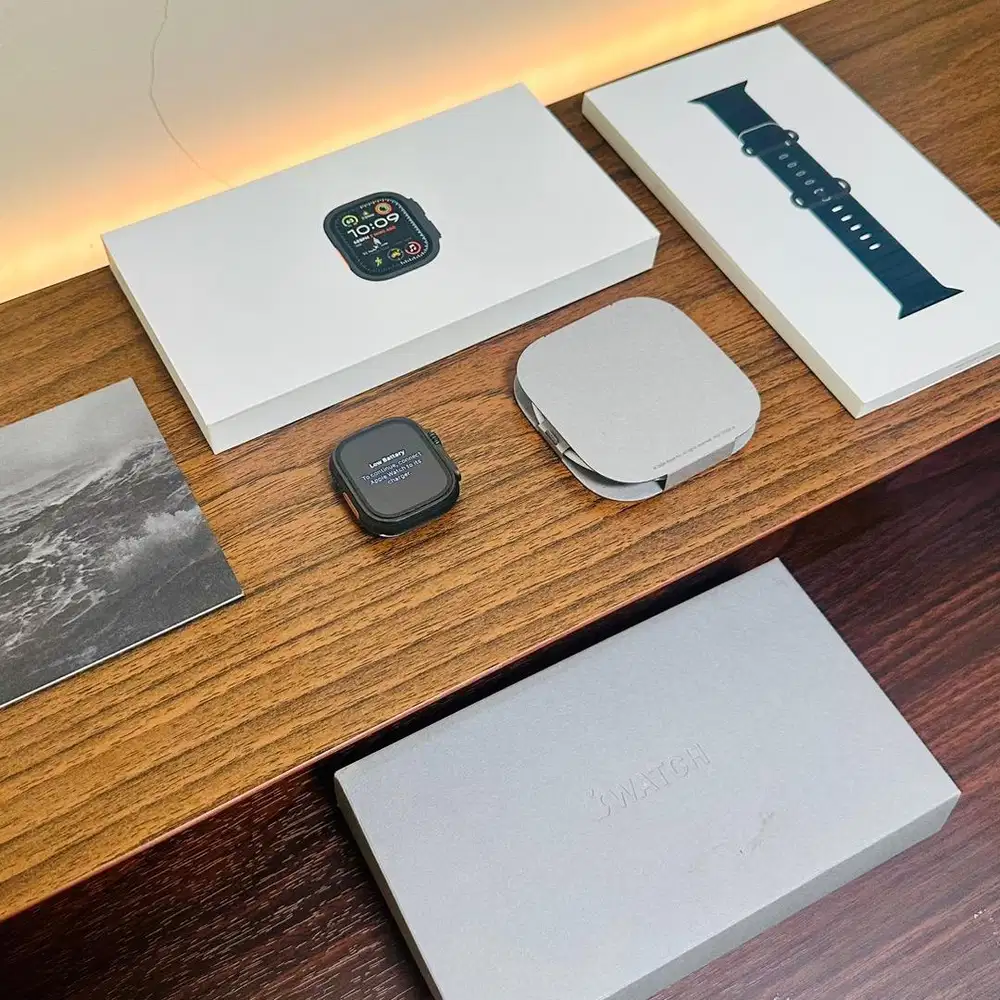 Apple Watch Ultra 2 49mm Black Titaniun Ocean Band Fullset original