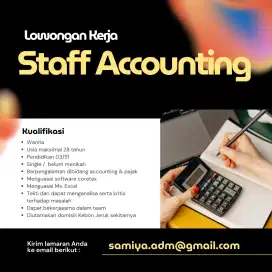 Lowongan Kerja Admin Accounting Pajak