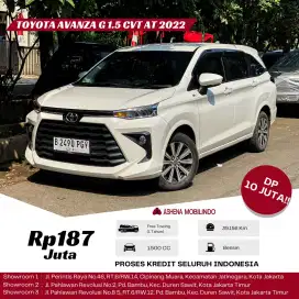 New Avanza G 1.5 CVT 2022 Putih DP 10jt Cash Atau Kredit Terbaik SeOLX