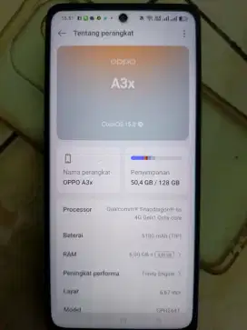 Oppo A3X Ram 8/250