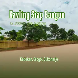 PROMO Kavling Hunian di Kadokan, Grogol, Harga Mulai Rp 2,8 Jt/m
