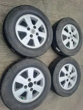 Velg Avanza G R14 4x114 +Ban Falken 80%