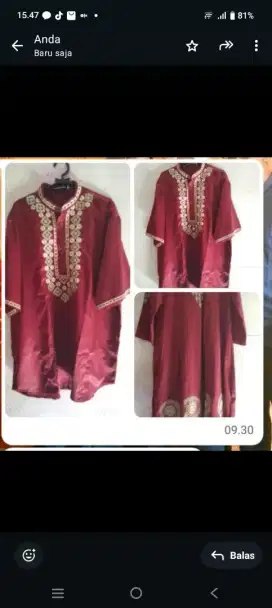 Baju bekas dijual ya