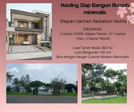 Kavling Dpn Tmn Siap Bangun Hunian Minimalis Bisa Custom Kedaton BSB