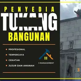 TUKANG BANGUNAN HARIAN BORONGAN Nge-Cat Keramik Talang Plafon Partisi