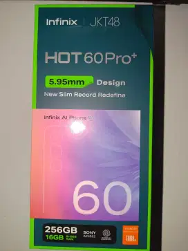 Infinix Hot 60 Pro Plus [8/256] Hitam Baru Segel