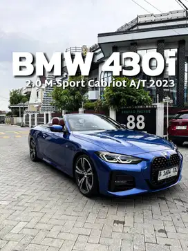 BMW 430i 2.0 M-Sport Cabriolet A/T Biru 2023 lx 570 c200 ava scirocco