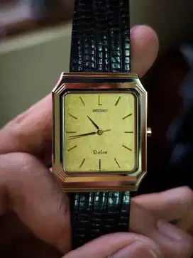 Seiko Dolce Tungsten Carbide – Vintage Elegan, Kondisi Mulus! (JDM)