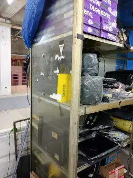 Etalase warung almunium