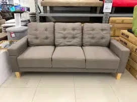 Selma Lewis Sofa Bed Fabric - coklat muda