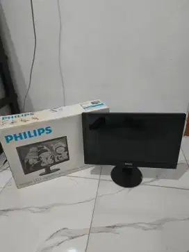 Jual monitor philips LED 15,6 inch lengkap dengan dus dan kabel