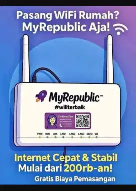 Pasang wifi myrepublic promo