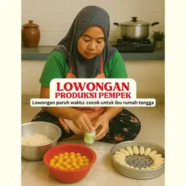 Dicari Karyawati Produksi Pempek