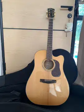 Gitar Akustik Cort Gold DC6 bukan Fender Gibson PRS  Taylor Martin