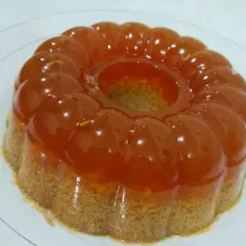 Puding lumut gula merah