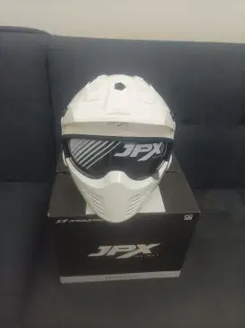 Helm JPX WHITE MOTIF SIZE XL
