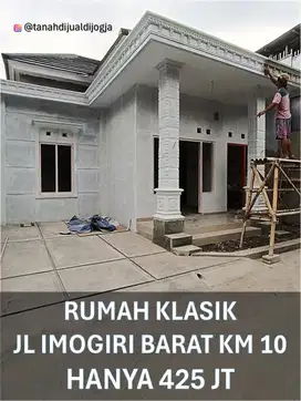 Rumah di Jl Imogiri Barat KM 10 dekat Kota Jogja Proses Bangun