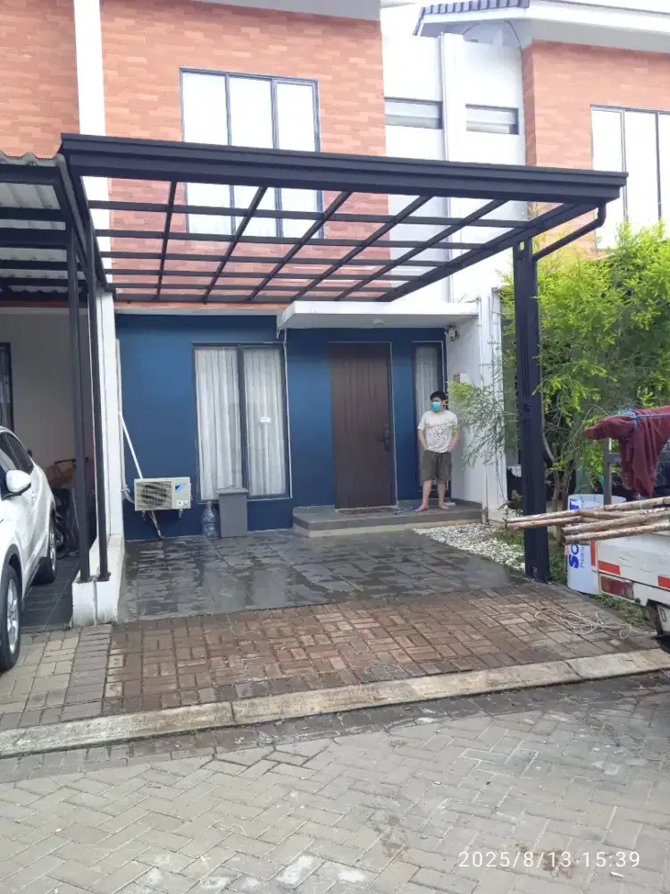 Kanopi solar flat minimalis