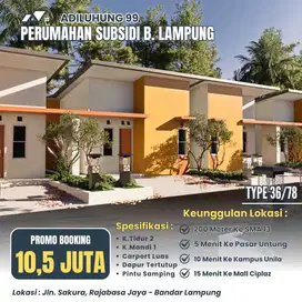 RUMAH SUBSIDI BANDAR LAMPUNG