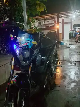 Jual cepat satria Fu 2014 full modifikasi
