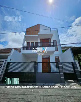 Rumah Modern Baru 2 lantai di Blimbing Malang