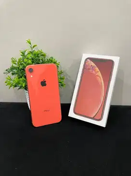 IPhone XR 64GB Coral mulus Fullset BH 91% 3Utool 100 All Provider