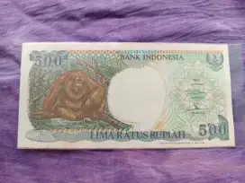 Uang kuno 500 orangutan tahun 1995