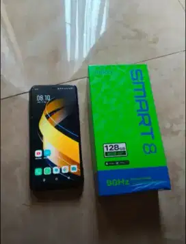 Dijual Infinix smart 8 Ram 4+4/128Gb