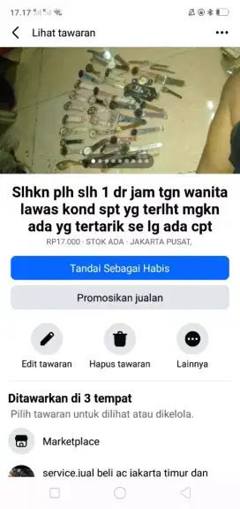 Slhkn plh slh 1 dr jam tgn wanita lawas kond spt yg terlht murah sj