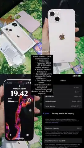 Iphone 13 IBOX mulus sesuai pict