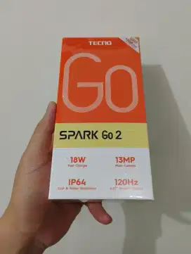 (BARU) Tecno Spark Go 2 4/128, SEGEL Garansi Resmi, Bisa COD