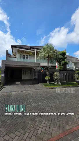 Rumah mewah plus kolam renang di Boulevard Istana Dieng Malang
