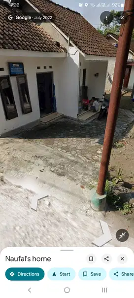 Dijual Tanah SHM luas 206 meter